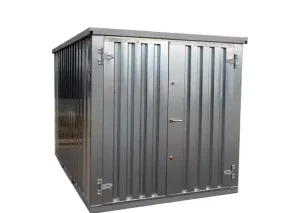 Demontabele container 2 x 2 meter met dubbele deur
