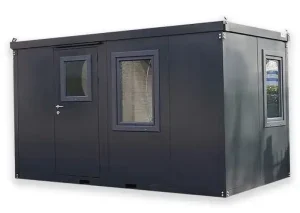 FOCO® Bella geïsoleerde unit antraciet 4 x 2 meter - tuinkantoor - 13 FT
